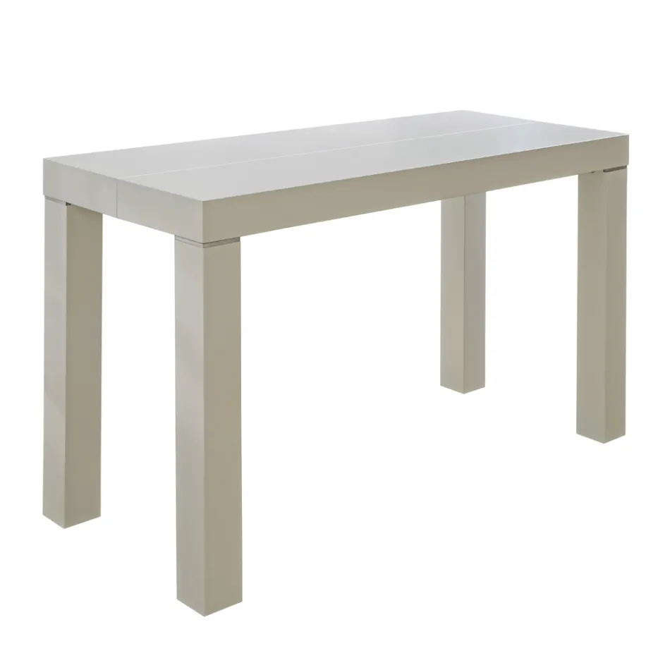 Utdragbar konsol i ask med förlängningar tillverkade i Italien - Gandalf Viadurini