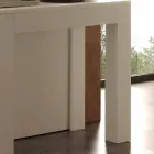 Utdrag konsol melamin öppna porer vit fällbara Bosa Viadurini