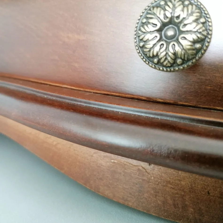 Bassano trähängande konsol tillverkad i Italien - Tinia Viadurini