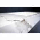 Badkonsol Integrerad tvättställ och hängande hyllan i Gres 4 ytor - Rampina Viadurini