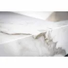 Badkonsol Integrerad tvättställ och hängande hyllan i Gres 4 ytor - Rampina Viadurini