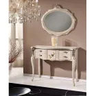 Klassisk träkonsol 3 eller 5 lyxlådor tillverkade i Italien - London Viadurini