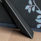 Konsol med Mortar Effect Top och Metal Base Made in Italy - Timedio Viadurini