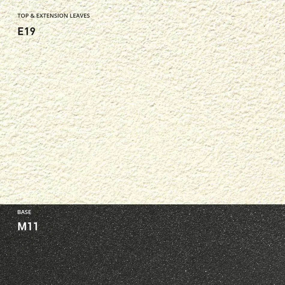 Konsol med Mortar Effect Top och Metal Base Made in Italy - Timedio Viadurini