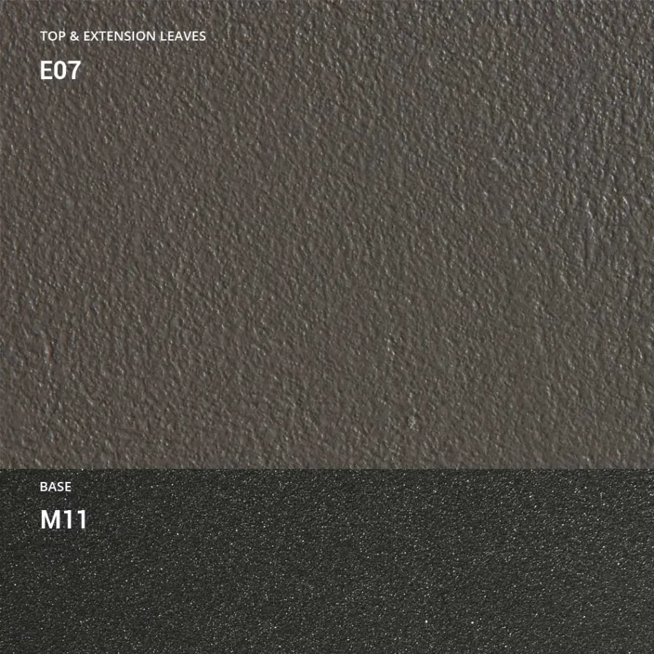 Konsol med Mortar Effect Top och Metal Base Made in Italy - Timedio Viadurini