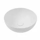 Badkonsol med handfat och hyllan i porslin stengods 4 ytor - Ramina Viadurini