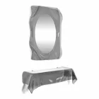 Console modern design rökt plexiglas transparent pat. draperad Wish Viadurini