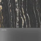 Designkonsol med marmortopp och glasbas Tillverkad i Italien - Molino Viadurini