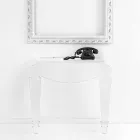 Designkonsol i transparent plexiglas tillverkad i Italien, Africo Viadurini