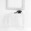 Designkonsol i transparent plexiglas tillverkad i Italien, Africo