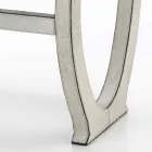 Modern design konsol med bricka grå ponny Felicia Viadurini