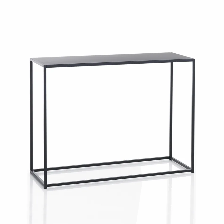 Dubbelkonsol Tillverkad av antracitstål - Osmium Viadurini