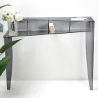 Fast konsol med 4 objektförvaringsfack i PMMA Tillverkad i Italien - Aladdin Viadurini