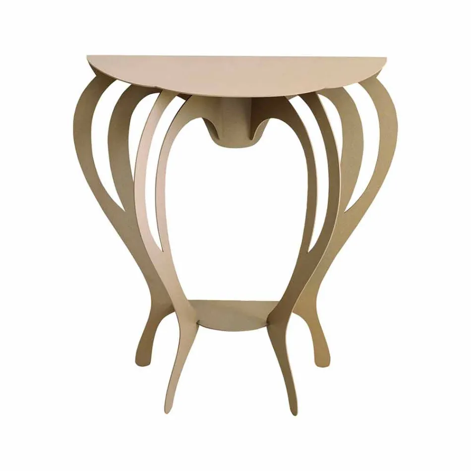 Konsol i färgat järn för modern design tillverkad i Italien - Barbata Viadurini