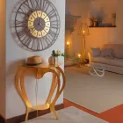 Modern design färgad järnkonsol tillverkad i Italien - Barbata Viadurini