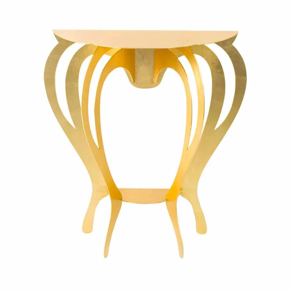 Konsol i färgat järn för modern design tillverkad i Italien - Barbata Viadurini