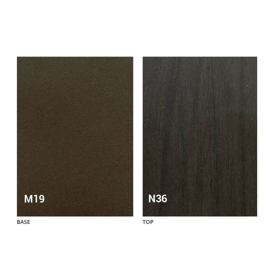 Bordskonsol i trä och metall utdragbar upp till 295 cm Tillverkad i Italien - Timedio Viadurini