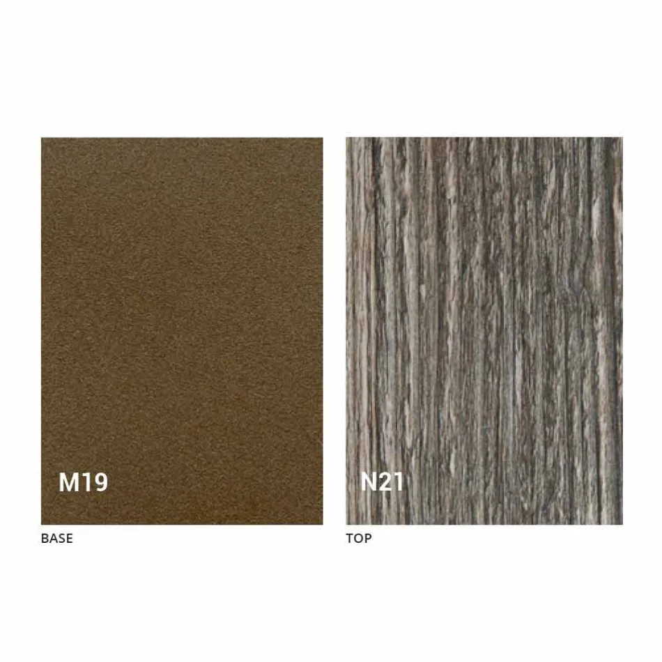 Konsol i trä och metall Förlängningsbar Upp till 295 cm Tillverkad i Italien - Timedio Viadurini