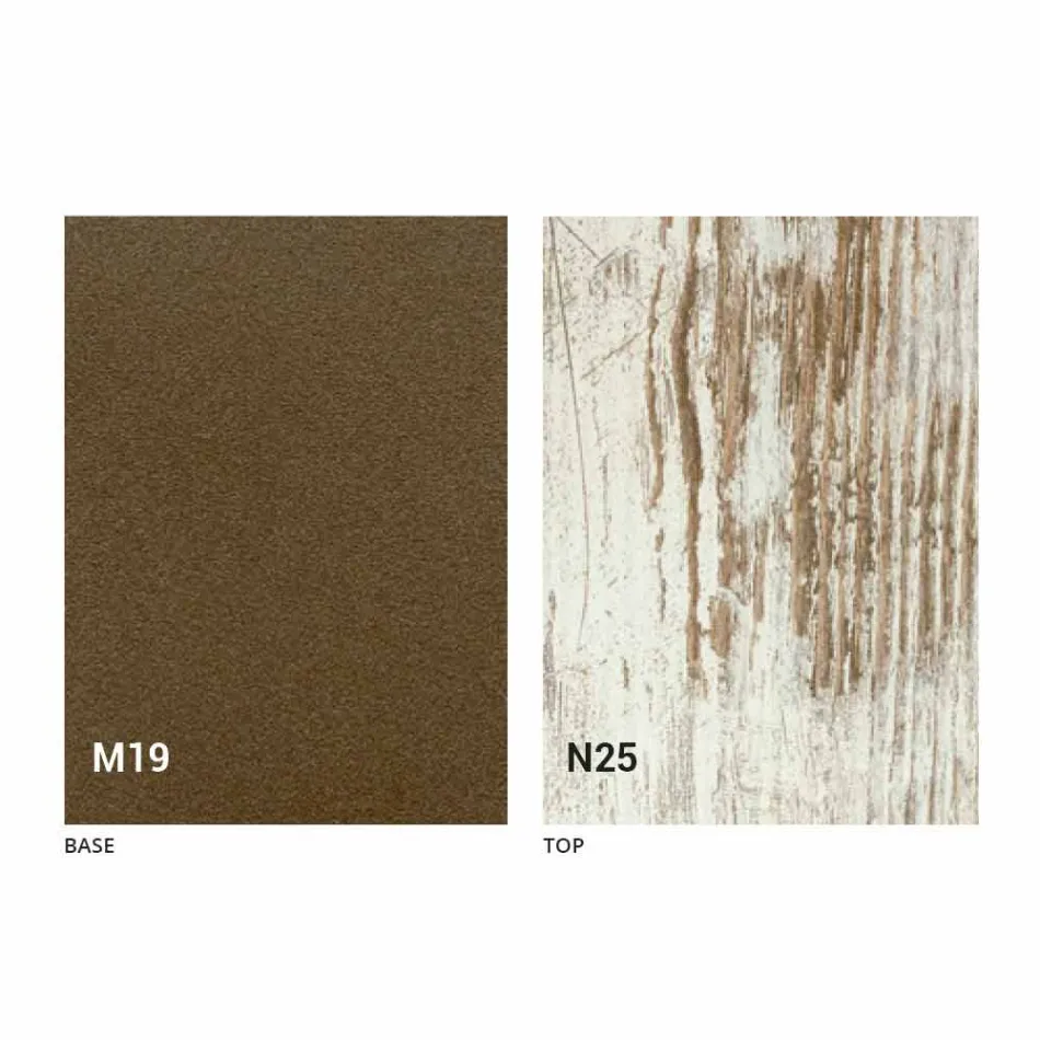 Konsol i trä och metall Förlängningsbar Upp till 295 cm Tillverkad i Italien - Timedio Viadurini