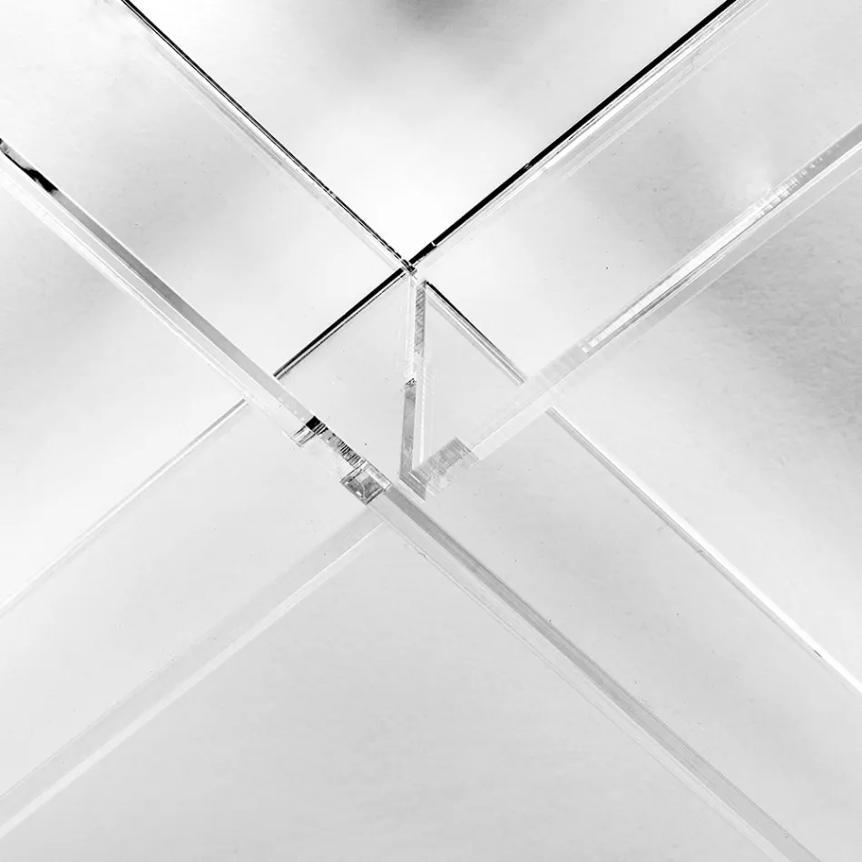 Plexiglaskonsol för entré eller vardagsrum Tillverkad i Italien - Tennessee Viadurini