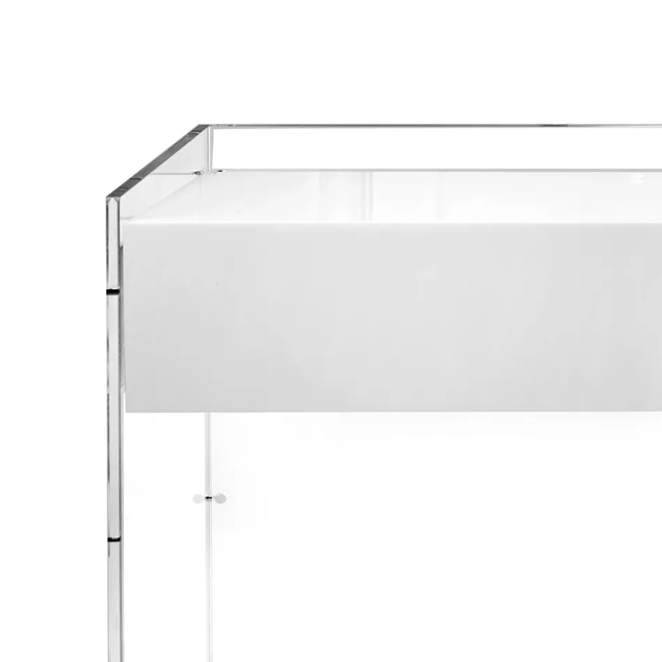 Konsolbord i tre utföranden tillverkat av plexiglas tillverkat i Italien - Fedra Viadurini