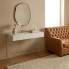 Konsolbord i tre utföranden tillverkat av plexiglas tillverkat i Italien - Fedra Viadurini