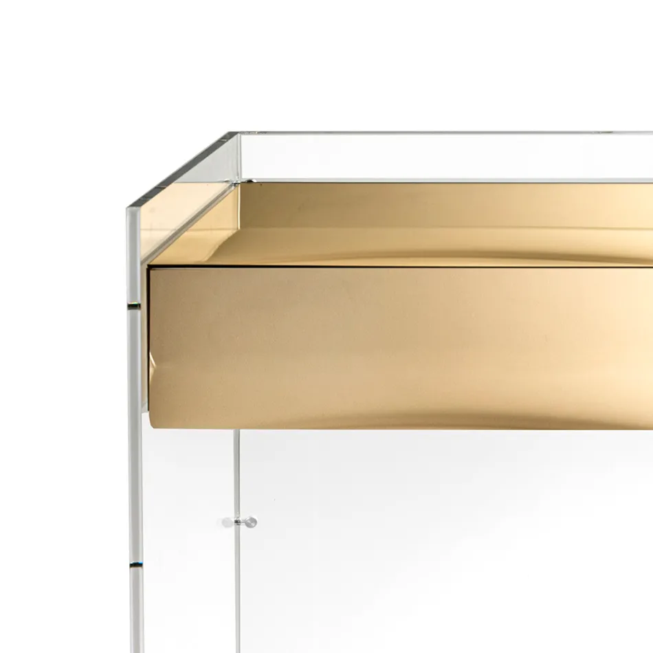 Konsolbord i tre utföranden tillverkat av plexiglas tillverkat i Italien - Fedra Viadurini