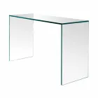 Konsol i extra klart glas Elegant minimal design 2 dimensioner - Selex Viadurini