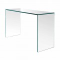 Konsol i extra klart glas Minimal design Made in Italy 2 Mått - Selex