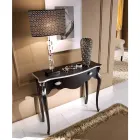 Klassisk träentrékonsol med låda Tillverkad i Italien - Ottaviano Viadurini