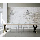 Modern konsol utdragbar till 300 cm med antracitram tillverkad i Italien - Avventura Viadurini