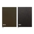 Utdragbar modern bordskonsol i ek och metall Tillverkad i Italien - Nappo Viadurini