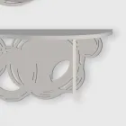 Modern designkonsol i sand och beige trä för väggmontering - bana Viadurini