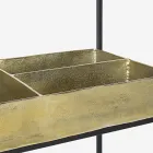 Modern och elegant designkonsol i stål och glas Homemotion - Malpensa Viadurini