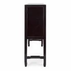 Vintage Design Black Elm Wood Console Table 5 Lådor Homemotion - Sonten Viadurini