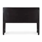 Vintage Design Black Elm Wood Console Table 5 Lådor Homemotion - Sonten Viadurini
