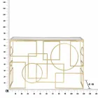 Modern design rektangulär konsol i järn och spegel - Billie Viadurini