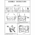 Modern design rektangulär konsol i järn och spegel - Billie Viadurini