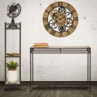 Modern stil rektangulär vardagsrumskonsol i järn och MDF - Wendell Viadurini