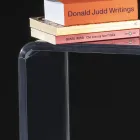 Vardagsrumskonsol i minimal transparent akrylkristall - Amedea Viadurini
