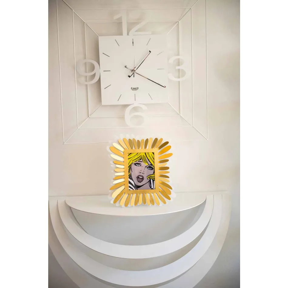 Modern design järn upphängd konsol för vardagsrum tillverkad i Italien - Olfeo Viadurini