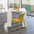 Konsol / Utdragbart matbord, l. 42.50 / 302,50xp.90 cm, Alvaro Viadurini