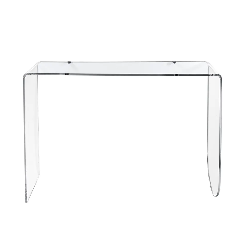 Alarico transparent plexiglaskonsolbord med modern design, tillverkat i Italien Viadurini