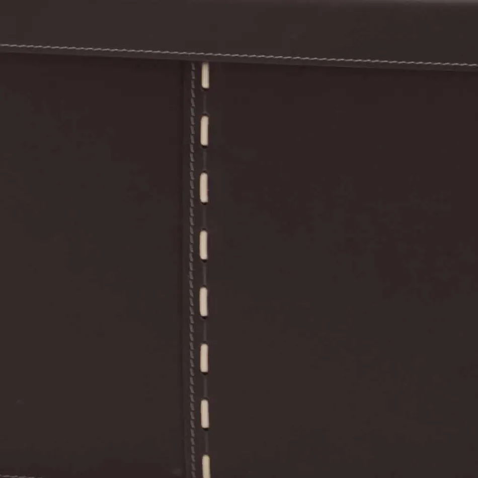 Modern förvaringsbox i regenererat läder Tillverkat i Italien - Gabry Viadurini