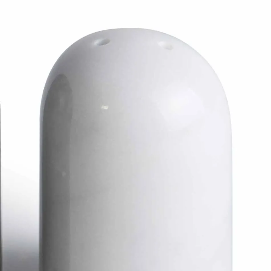 Salt- och pepparbehållare i Carrara och Marquinia Marble Tillverkad i Italien - Xino Viadurini