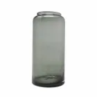 Par dekorativa vaser i blått och rökt färgat glas, modern design - Adriano Viadurini