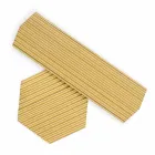 Par brickor i svart eller guldlackerat stål Modern design - Savona Viadurini