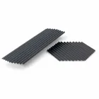 Par brickor i svart eller guldlackerat stål Modern design - Savona Viadurini