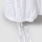 Elegant stolsöverdrag med ryggstöd för vardagsrum i broderat linne - Panteo Viadurini