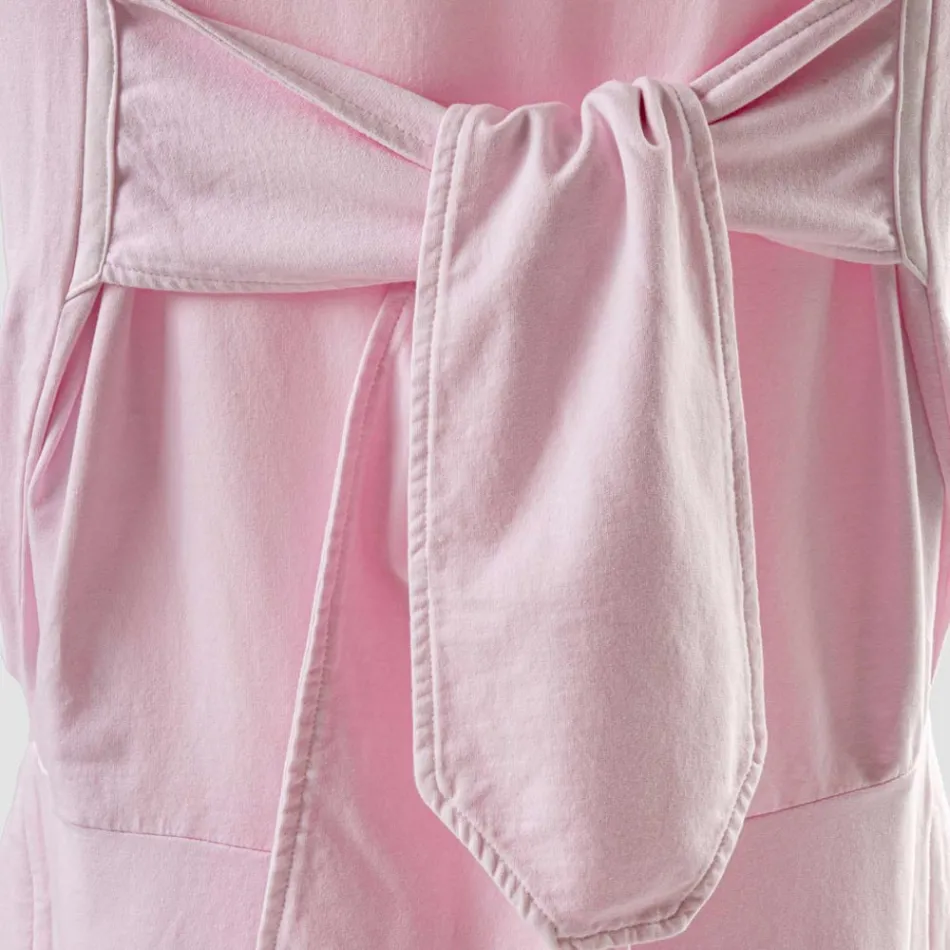 Elegant stolsöverdrag för vardagsrum i färgad bomull med ryggstöd - Filippa Viadurini